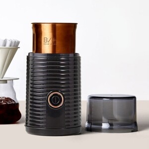 빈플러스 워셔블 티타늄버 전동 커피 그라인더 BCG-80 블랙